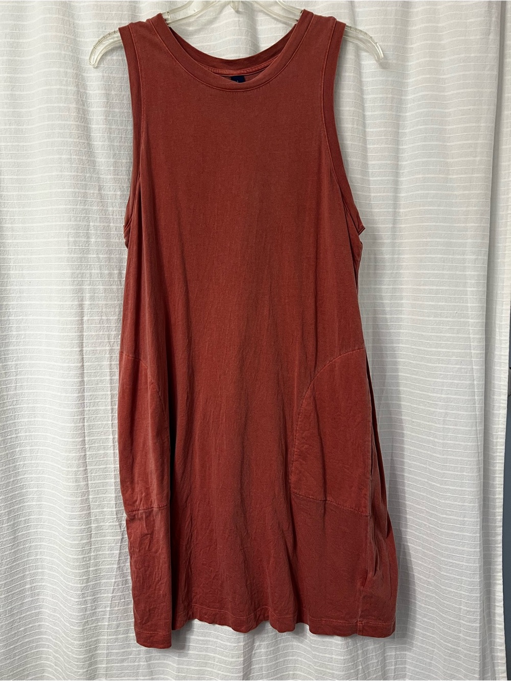 Old Navy Brick Red Sleeveless Mini Dress